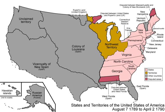 States and Territories of the United States of America (1789)